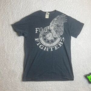 2010 foo‎ fighters men's grey band tshirt music skater Y2K M